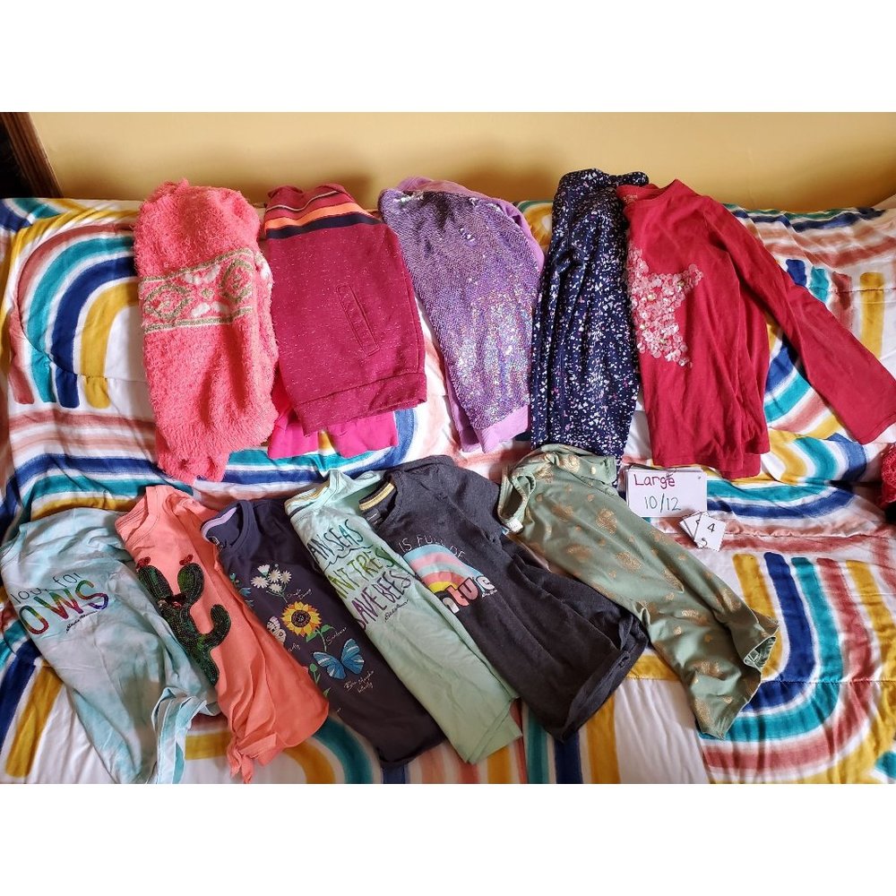 Girls Clothing Lot Large 10, 10/12